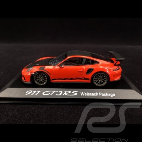 Porsche 911 GT3 RS type 991 Phase ll 2018 Lava orange 1/43 Minichamps WAP0201620J
