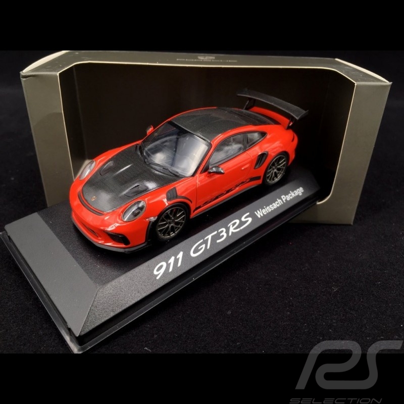 Porsche 911 GT3 RS type 991 Phase ll 2018 Lava orange 1/43 Minichamps WAP0201620J