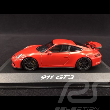 Porsche 911 type 991 GT3 phase II 2017 rouge indien indian rot indischrot 1/43 Minichamps WAP0201490H