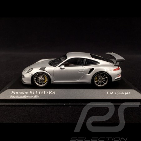 Porsche 991 GT3 RS 2014 silber 1/43 Minichamps 410063220