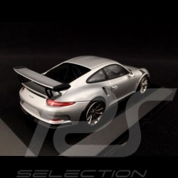 Porsche 991 GT3 RS 2014 argent silver silber 1/43 Minichamps 410063220