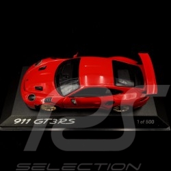 Porsche 911 GT3 RS type 991 Pack Weissach 2018  1/43 Spark WAX02020084 rouge indien guards red indischrot