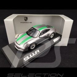 Porsche 997 Carrera grise 1/43 Minichamps WAP02011415