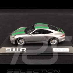 Porsche 997 Carrera grise 1/43 Minichamps WAP02011415