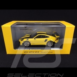 Porsche 911 GT2 RS type 991 Weissach Package jaune / noir n° 0007/1911 1/43 Spark WAP0201520J