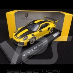 Porsche 911 GT2 RS typ 991 Weissach Package gelb / schwarz n° 0007/1911 1/43 Spark WAP0201520J