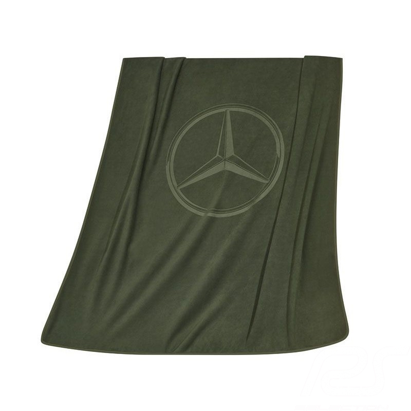 Plaid Mercedes couverture réversible reversible cover wendekappe khaki kaki / beige Mercedes-Benz B66958972