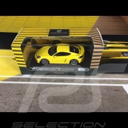 Porsche 718 Cayman GT4 type 982 2019 racing yellow Spectrum Edition 1/43 Minichamps WAP0200870L002