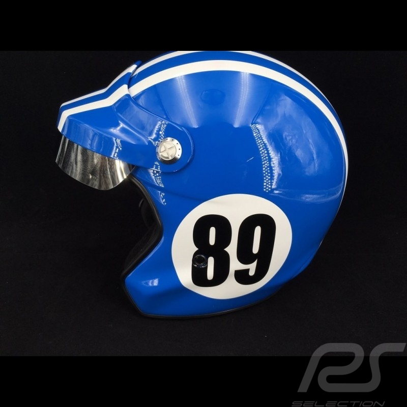 Helmet Monte Carlo n° 89 France blue / white stripes