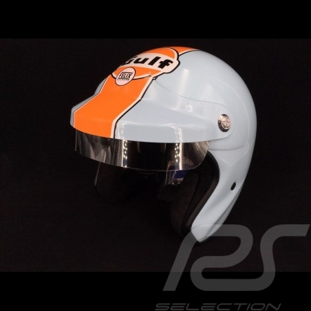 Casque de course vintage trois rayures