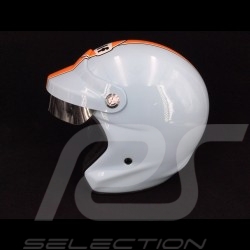 Casque de course vintage trois rayures