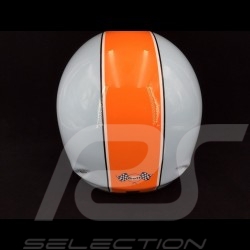 Casque de course vintage trois rayures