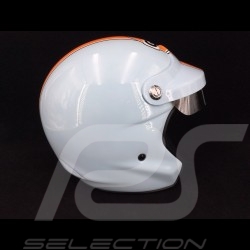 Casque Gulf Le Mans bleu Gulf / orange helmet helm