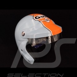 Casque de course vintage trois rayures