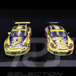 Duo Porsche 911 Typ 996 n° 77 RS 2007 und RSR 2008 1/43 Minichamps 400076977 400086977