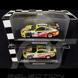 Duo Porsche 911 Type 996 n° 77 RS 2007 and RSR 2008 1/43 Minichamps 400076977 400086977