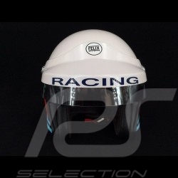 Casque de course vintage trois rayures