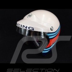 Casque de course vintage trois rayures