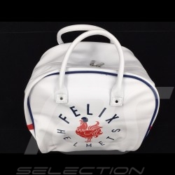 Casque de course vintage trois rayures