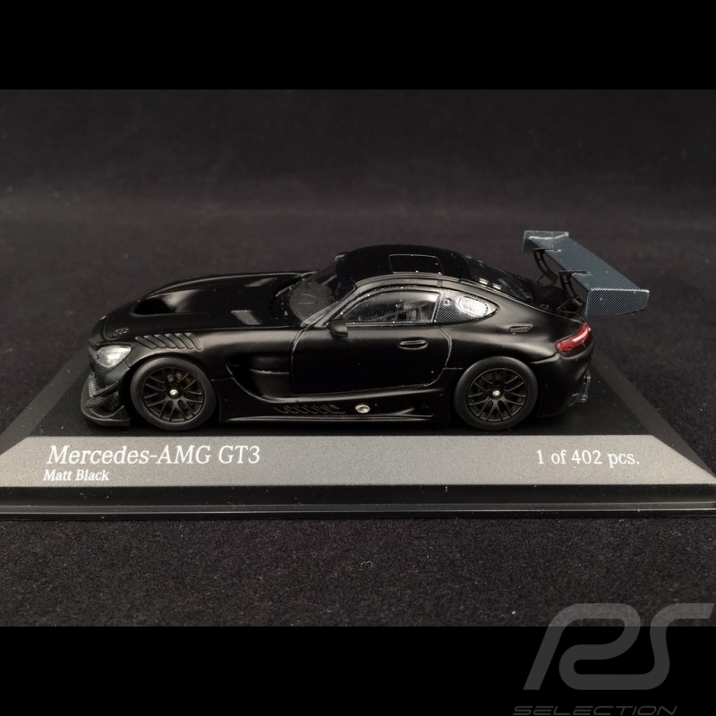 Mercedes AMG GT3 2017 version de présentation noir mate 1/43 Minichamps 410173201