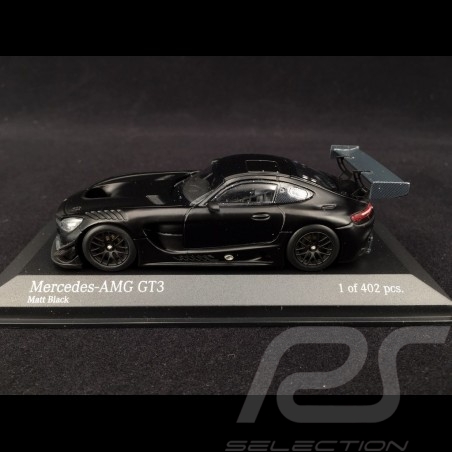 Mercedes AMG GT3 2017 version de présentation noir mate 1/43 Minichamps 410173201