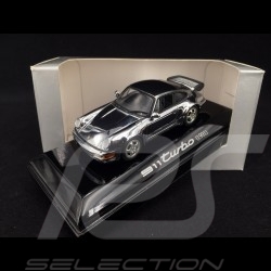 Porsche 911 type 964 Turbo 1991 chrome 1/43 Minichamps WAP02060516