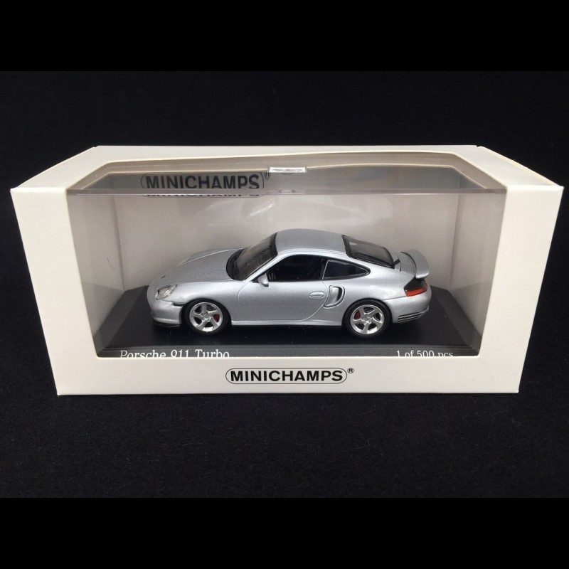 Porsche 911 Turbo type 996 1999 Silver grey metallic 1/43