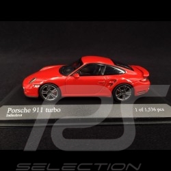 Porsche 911 type 997 Turbo phase II 2010 Indischrot 1/43 Minichamps 400069000