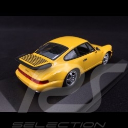 Porsche 911 Turbo type 964 1990 speed yellow 1/43 Minichamps 430069110