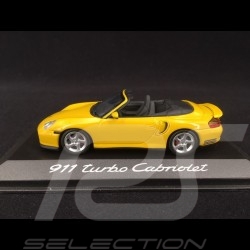 Porsche 911 Type Typ 996 Turbo Cabriolet 2003 jaune vitesse speed yellow speedgelb 1/43 Minichamps WAP02010214