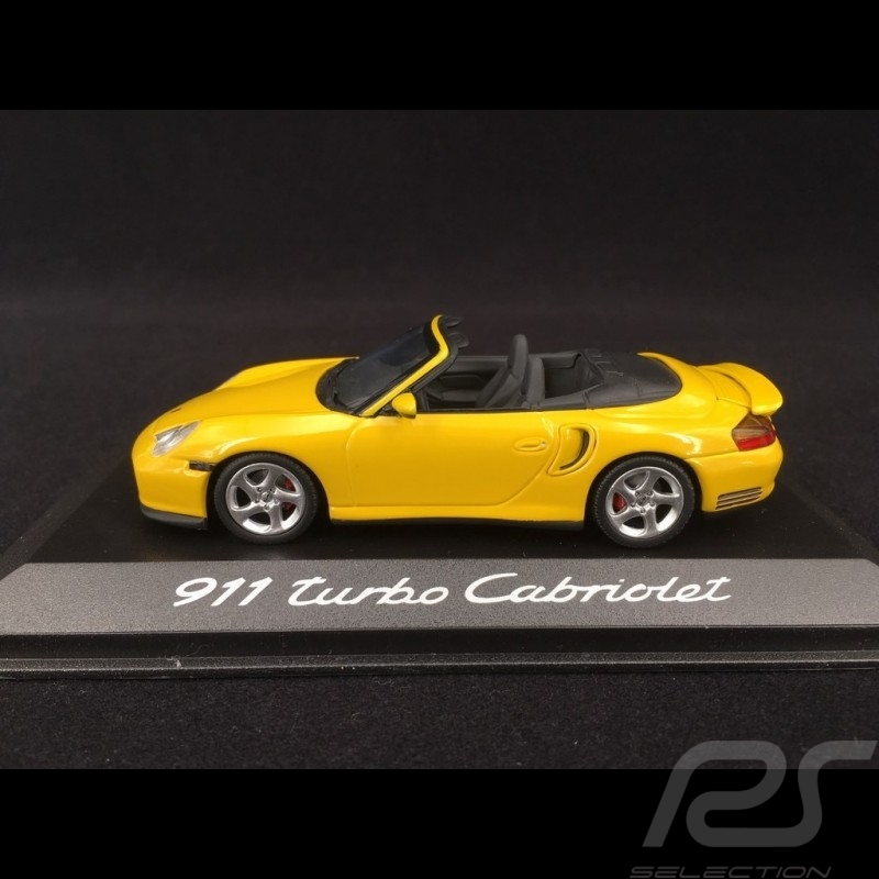 Porsche 996 Turbo Cabriolet gelb 2003 - 2006 1/43 Minichamps WAP02010214 Porsche 996 Turbo Cabriolet gelb 2003 - 2006 1/43 Minichamps WAP02010214
