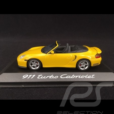 Porsche 911 Type Typ 996 Turbo Cabriolet 2003 jaune vitesse speed yellow speedgelb 1/43 Minichamps WAP02010214