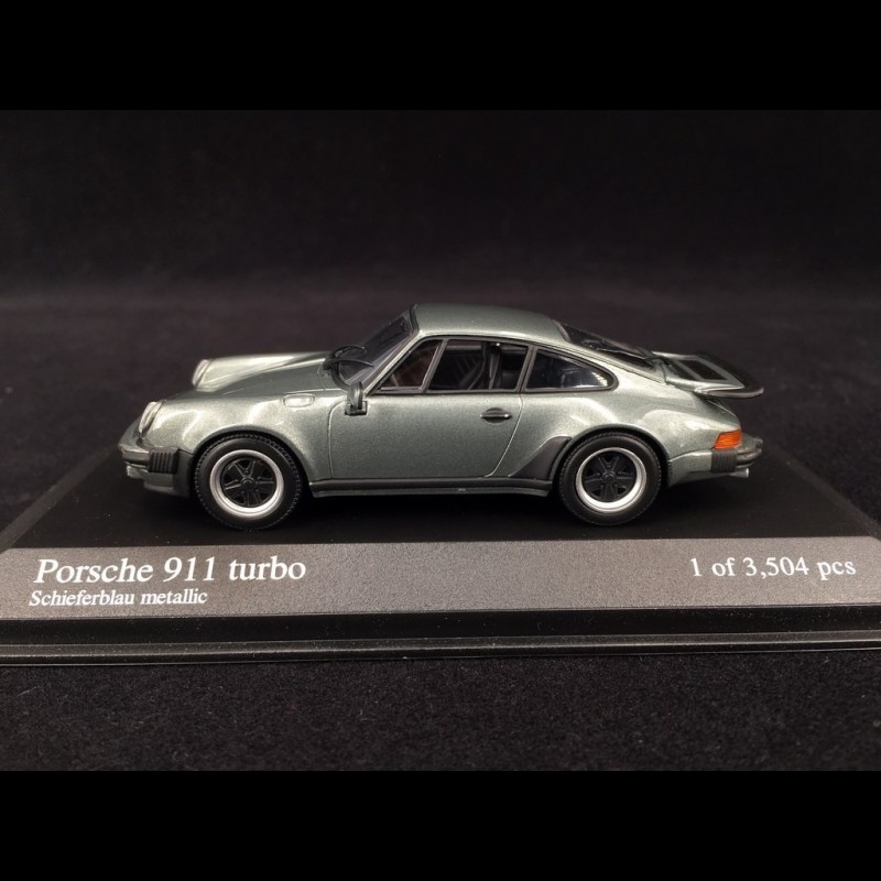 Porsche 911 type 930 turbo 3.0 1977 metallic slate blue 1/43