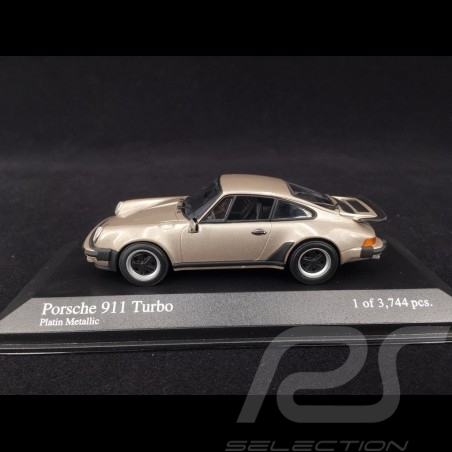 Porsche 911 Turbo typ 930 1977 platin 1/43 Minichamps 430069008