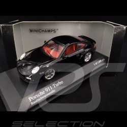 Porsche 911 turbo type 997 Ph I 2006 black 1/43 Minichamps 400065200
