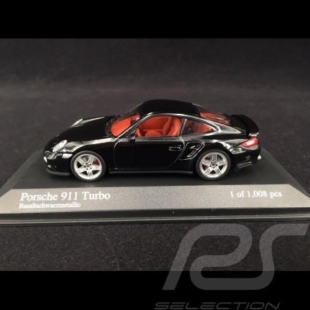 Porsche 911 turbo type 997 Mk I 2006 schwarz 1/43 Minichamps 400065200