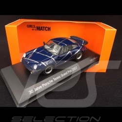 Porsche 911 Typ 930 Turbo 3.3 Grand Prix Tennis Stuttgart Edition Blau 1/43 Minichamps MAP020PTGP17