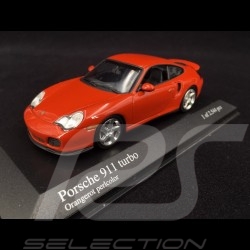 Porsche 911 Type Typ 996 Turbo 1999 rouge orange perlé red pearl orangerot perlcolor 1/43 Minichamps 430069308