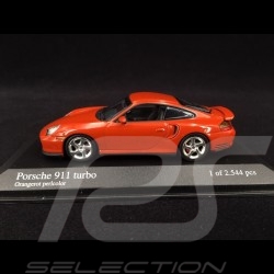 Porsche 911 Typ 996 Turbo 1999 orangerot perlcolor 1/43 Minichamps 430069308