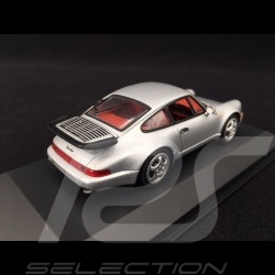 Porsche 911 Type 964 Turbo Silver Grey 1/43 Minichamps WAP02006810