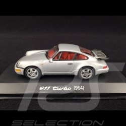 Porsche 911 Type Typ 964 Turbo Gris Grey Grau Argent Silver Silber 1/43 Minichamps WAP02006810