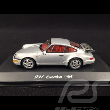 Porsche 911 Typ 964 Turbo Silber Grau 1/43 Minichamps WAP02006810