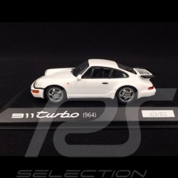 Porsche 911 Type Typ 964 Turbo Blanche White Weiß 1/43 Minichamps WAP0205030AVKK