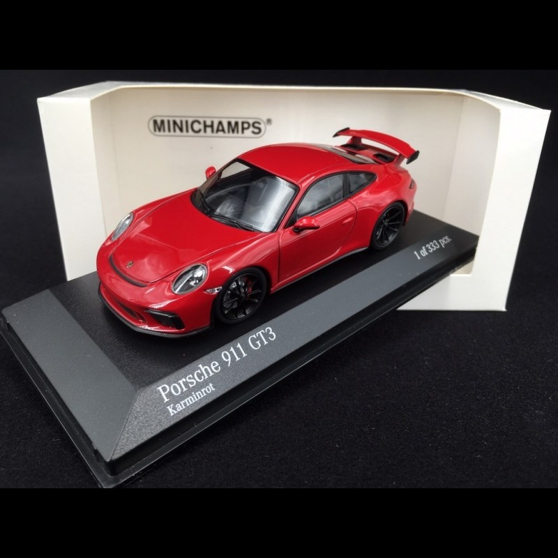 Porsche 911 Type 991 GT3 2017 carmine red 1/43 Minichamps 413066025