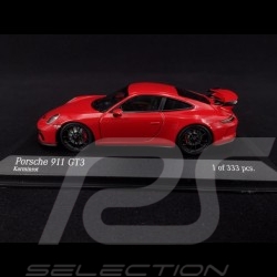 Porsche 911 Type 991 2017 carmine red 1/43 Minichamps 413066025