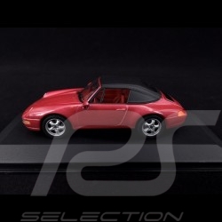 Porsche 911 Type 993 Carrera Cabriolet raspberry red 1/43 Minichamps 430063042