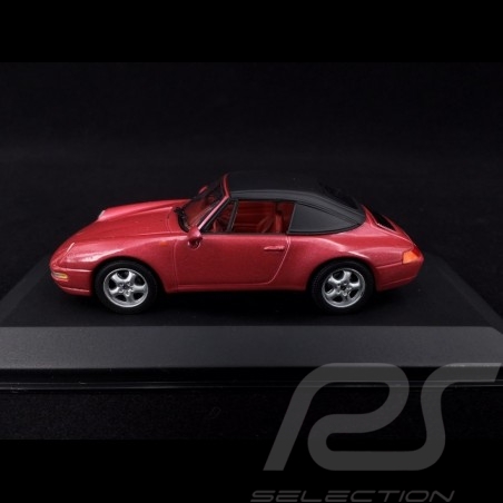 Porsche 911 Type 993 Carrera Cabriolet raspberry red 1/43 Minichamps 430063042