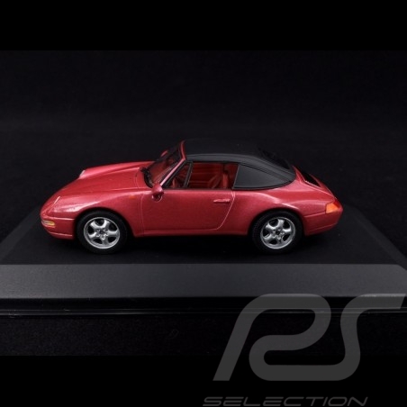 Porsche 911 Type Typ 993 Carrera Cabriolet rouge framboise raspberry red Himbeerrot 1/43 Minichamps 430063042