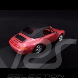 Porsche 911 Type 993 Carrera Cabriolet raspberry red 1/43 Minichamps 430063042