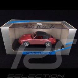 Porsche 911 Type 993 Carrera Cabriolet raspberry red 1/43 Minichamps 430063042